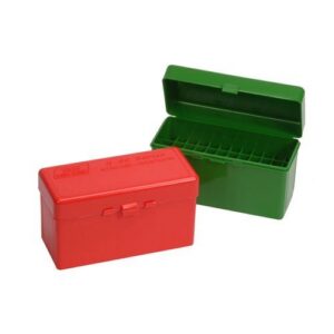 Flip Top Rifle Ammo Boxes Flip Top Rifle Ammo Box 224 CLARK-9.3X57MM 60 Round Red