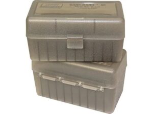 MTM Ammo Box 50 Round Flip-Top 243 308 Win 220 Swift Clear-Smoke