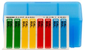 MTM Case-Gard RS5024 Case-Gard R-50 Multi-Caliber Clear Blue Polypropylene 50-Round