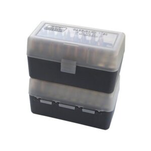 MTM Ammo Box 50 Round Flip-Top 223 204 Ruger 6x47 Clear Smoke