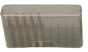 MTM Case-Gard J20XS41 Slip-Top Ammo Box Multi-Caliber Clear Smoke Polypropylene 20-Round