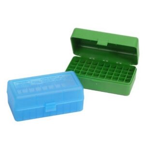 MTM Ammo Box 50-Round Flip-Top 223 270 Wssm 460 500 S&w Green