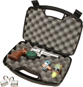 MTM 807-40 6 in Revolver Hard Case Single Handgun Black ( 12 per Case )
