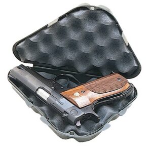 MTM Case-Gard 802C40 Single Handgun Case Made of Nylon with Black Finish & Foam Padding 9.50" X 5.90" X 2.10" Exterior Dimensions