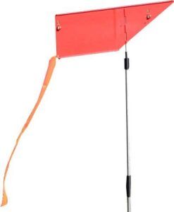 MTM Wind Reader Shooting Range Flag Red ( 6 per Case )