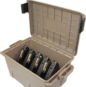 MTM Case-Gard TMCAK Tactical Magazine Can Dark Earth Plastic, 30-Round Capacity, 7.62x39mm