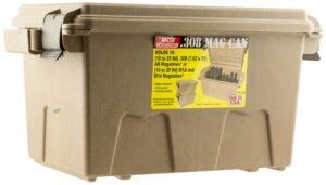 MTM Case-Gard TMC308 Tactical Magazine Can Flat Dark Earth Polymer 308 Win 7.62x51mm NATO Fits AR-Platform