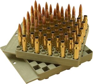 MTM Case-Gard LT5043 Universal Compact Loading Tray Gray Multi-Caliber Plastic 50-Round Rifle