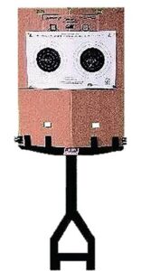 MTM Case-Gard JMTS40 Jammit Target Stand Black Plastic, 17.50" X 2" X 47", Includes Stakes/Target Backer