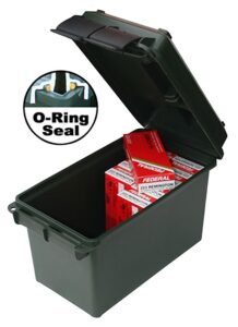 MTM Ammo Can 50 Caliber Black 7.4 in X 13.5 in X 8.5 In( 6 per Case )