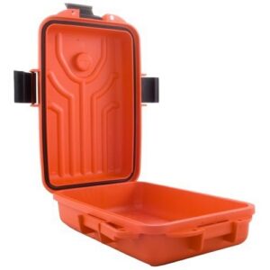 MTM Survivor Dry Box W O Ring Orange 10IN X 7IN X 3IN ( 6 per Case )