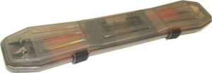 MTM Travelers Bolt Case Holds 6 Bolts Up to 24.25 in Clear Smoke ( 4 per Case )