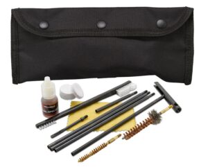 KleenBore POU302B Modular Cleaning Kit Multi-Caliber Handgun/Rifle Bronze/Nylon Bristles Black Nylon Case