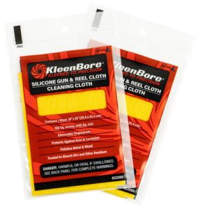 KleenBore GC220P Gun & Reel Silicone Cloth 10" Treated Cotton Flannel 10 per Pack