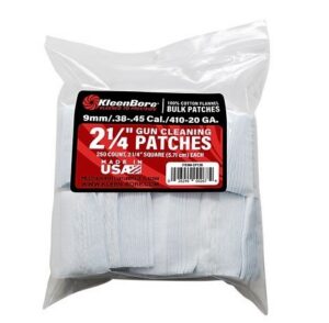 Kleen-Bore Super Shooter Cotton Patches Cleaning Patches 2 1/4" .38-.45/.4