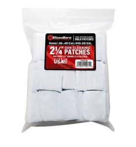 Kleen-Bore Super Shooter Cotton Patches Cleaning Patches 38-45 Cal