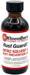 KleenBore RG2BCASE Rust Guardit Nitro Solvent & Rust Prevention Oil Refill Bottle 2oz/12 per Case