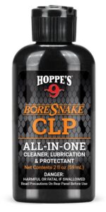Hoppe's HSO BoreSnake Oil CLP Cleans Lubricates Prevents Rust Pinpoint Applicator 2 Oz. Squeeze Bottle