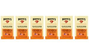 Hoppe's Hoppes Lead Be Gone Wipe, White, 6 PC
