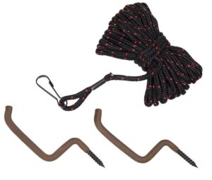 Allen Company 54 Bow & Gun Rope Treestand Black/Red 20' Long Includes 2 Hangers