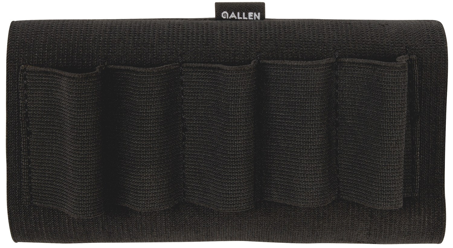 Allen Company 205 Shotgun Shell Holder Black Elastic 5-Round Shotgun Buttstock Mount