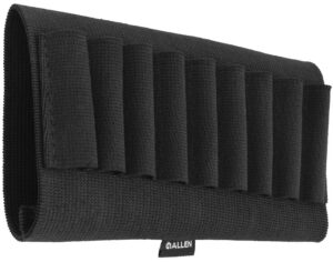 Allen Company 206 Rifle Cartridge Holder 9-Round Black Elastic Buttstock Mount