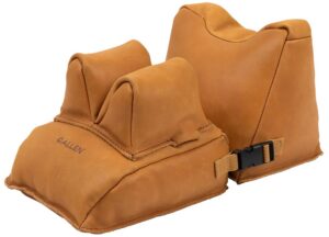 Allen Company 15125 Shooting Rest Combo Filled Front & Rear Light Brown Leather