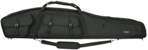 Allen Company Tac Six 10949 Velocity Rifle Case 55" Black Endura with 600D Polyester & Lockable Zipper
