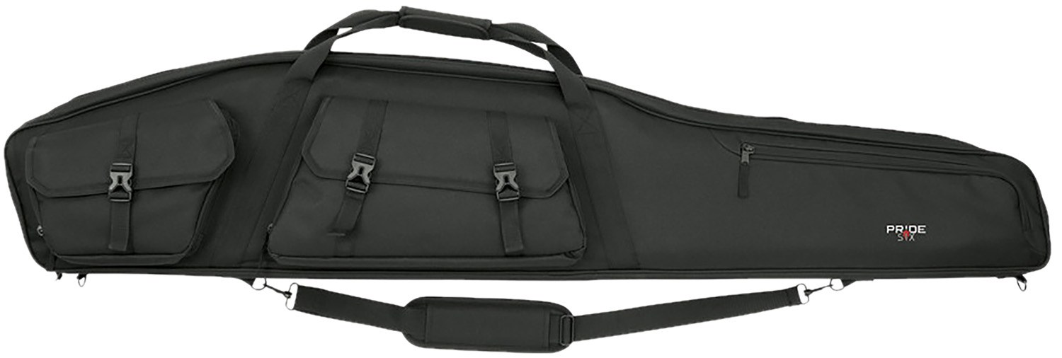 Allen Company Tac Six 10949 Velocity Rifle Case 55" Black Endura with 600D Polyester & Lockable Zipper