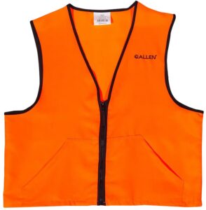Allen Company 15765 Deluxe Hunting Vest Medium Orange Polyester
