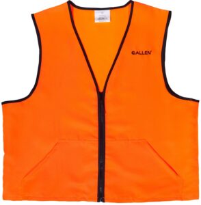 Allen Company 15766 Deluxe Hunting Vest Large Orange Polyester