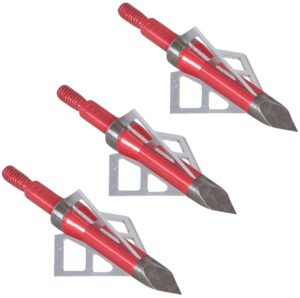Allen Company 14696 Photon Broadhead Stainless Steel Blades Red 3 Pack