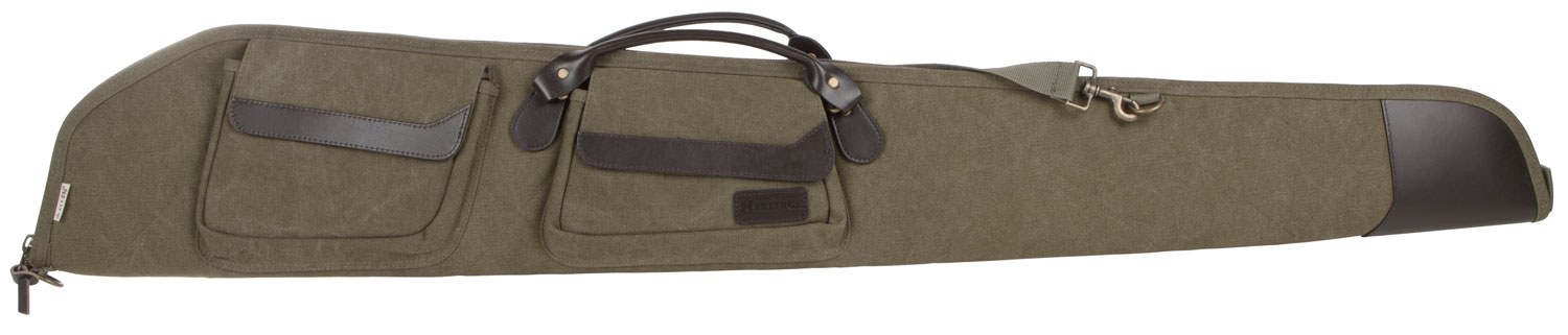 Allen Company Heritage Cases 54352 North Platte Shotgun Case Olive Canvas/Leather 52"