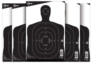 Allen Company EZ-Aim 15447 Silhouette Paper Hanging 12" X 18" Black/White 25 per Pack