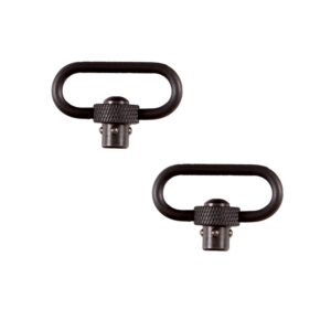 Allen Company 14516 Quick Detach Swivel Set 1.25" Push Button Black Steel