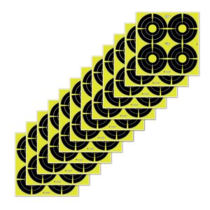 Allen Company EZ-Aim 15218 Splash Reactive Target SPOT Paper Hanging 12" X 12" Black/Yellow 12-Pack