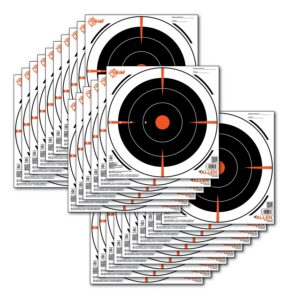 Allen Company EZ-Aim 15246 Bullseye Hanging 8" X 8" Black/Orange/ White 26 per Pack