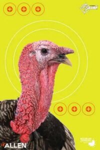 Allen Company 15267 EZ Aim Splash Reactive Target Turkey Hanging Paper Universal 12"x18" Multi-Color 6Pack