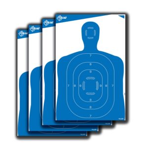 Allen Company EZ-Aim 15331 Silhouette Paper Hanging 23" X 35" Blue/White 4 per Pack