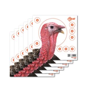 Allen Company EZ-Aim 15322 Four Color Turkey Hanging Paper Target, for Use with Shotguns, 12" X 12" Multi-Color 6 Pack