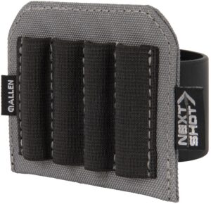 Allen Company 8208 Next Shot Rifle Cartridge Carrier Band Multi-Caliber Black Silicone Band 4-Round Rifle