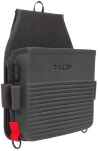 Allen Company 8324 Competitor Shell Bag Gray EVA Capacity 50-Round Waist Mount 2" Belt