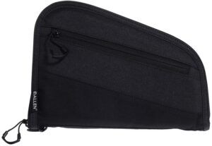 Allen Company 7749 Auto-Fit 2.0 Handgun Case Thick Foam Padding with Knit Interior, Exterior Pocket & Black Finish for Compact Semi-Autos 9" L