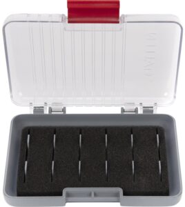 Allen Company 8337 Competitor Choke Tube Case Holds 5 (2.75") Standard Tubes or 3 (5") Extended Tubes, Foam Lined