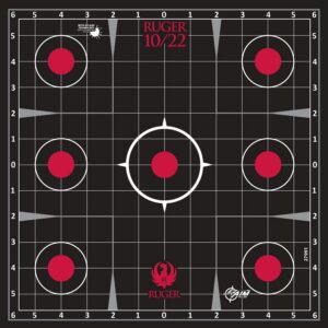 Allen Company 27991 Ruger 10/22 Adhesive Target Black/Red 5Pack