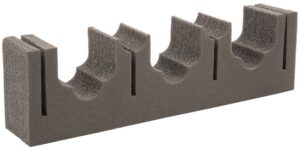 Allen Company 5658 Firearm & Fishing Rod Magnetic Holder Black Metal/Foam Holds 3 Rifle/Shotgun