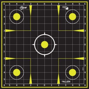 Allen Company 15211-30 EZ Aim Splash Hanging 12"x12" Black/Chartreuse 30 Pack