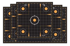 Allen Company Ez Aim® Splash Adhesive Sight-In Grid 12”X12” Paper Targets Ez Aim Splash Adhesive Sight-In 12''X12'' Ppr Targets 10/PACK