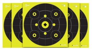 Allen Company EZ-Aim 15577 Splash Reactive Bullseye Gallery Non-Adhesive 12 Pack