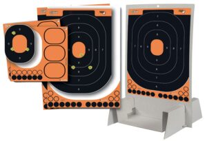 Allen Company EZ-Aim 15548 Splash Reactive Trainer Kit Self-Adhesive Paper Black/Orange 14"x22" Oval